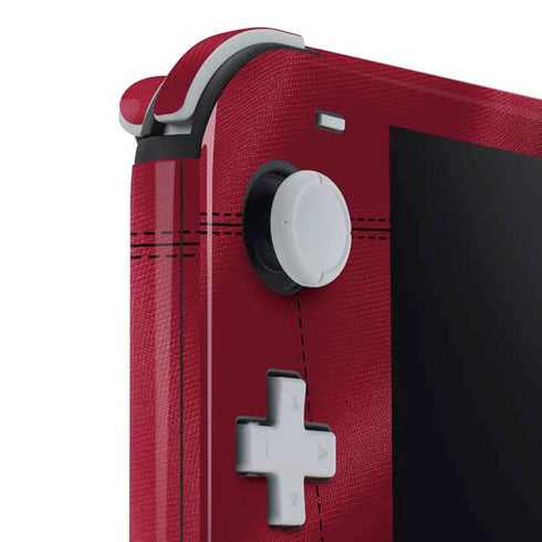 University of Oklahoma Red Jersey Nintendo Switch Lite Skin